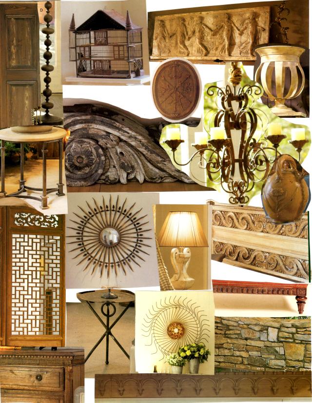 Examples of Sculptural Interest for a Beige room.
