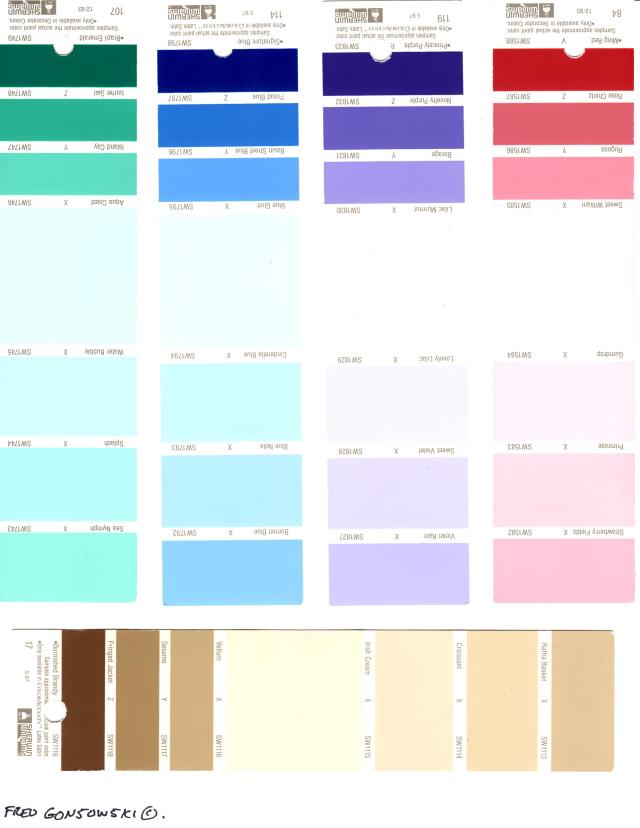 Looking at Paint Color Strips