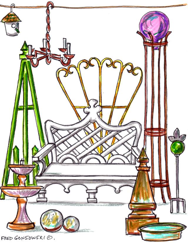 Show the world your personality with garden ornaments.