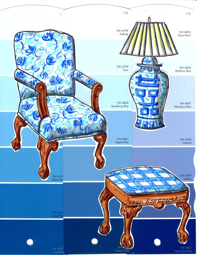 Move Over Radiant Orchid, BLUE is Easier to Decorate with!