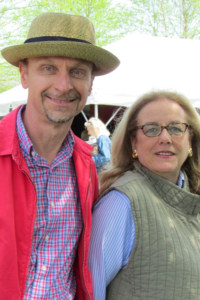 Here I am with Elaine LaRoche Event Host and owner of LionRock Farm Sharon, Ct.