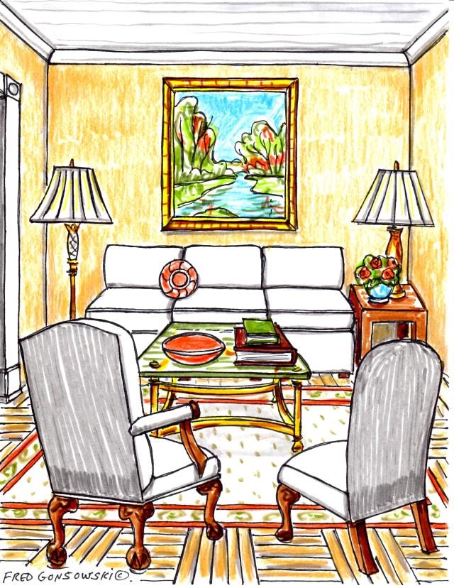 Some things to think about when decorating a small house, condominium or apartment.