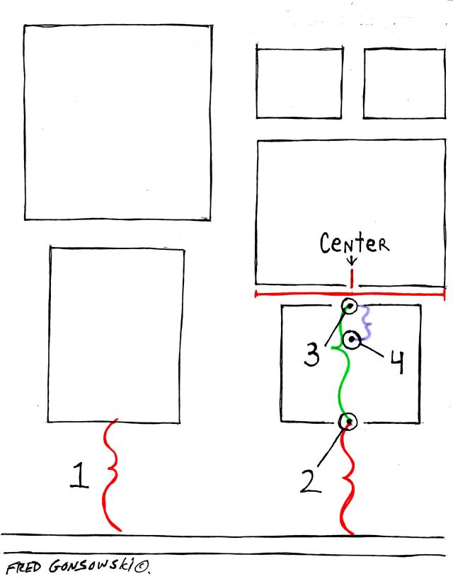 Picture hanging Strategy Three.