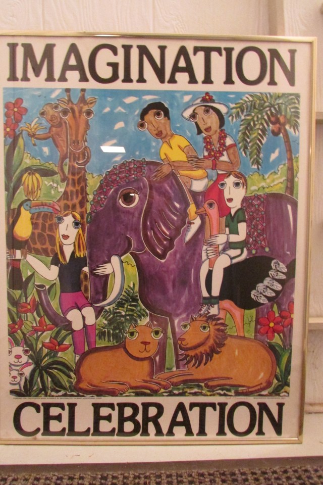 This is the Poster that I designed for the Imagination Celebration which was sponsored by the John F. Kennedy Center for the Performing Arts and its affiliate, The New York State Alliance for Arts Education.